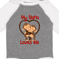 thumbnail image 4 of Inktastic My Nana Loves Me Monkey Boys or Girls Long Sleeve Baby Bodysuit, 4 of 5