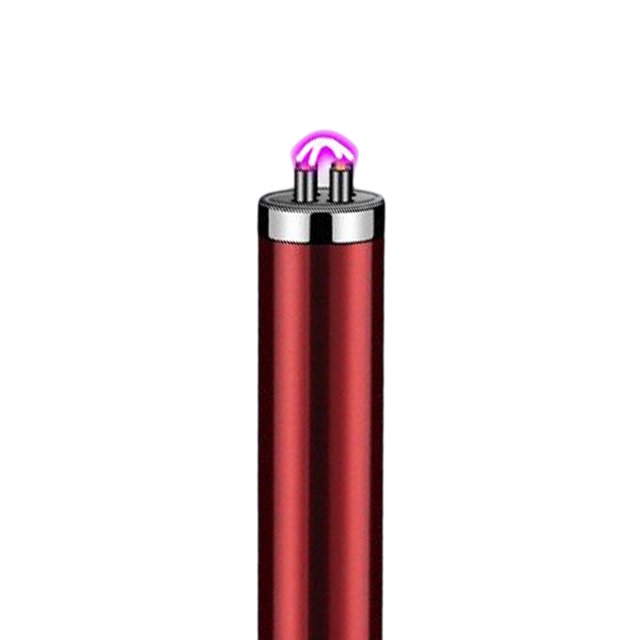 Encendedor eléctrico portátil USB recargable encendido por pulsos para vela (rojo) Likrtyny Libre de BPA