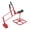 Red, variant on Tough Kid Digger Heavy Duty Sandbox Backhoe Toy