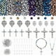 thumbnail image 1 of Kit de 646 piezas para hacer rosarios, suministros para hacer oraciones, cuentas de vidrio de color AB, cuentas sueltas, colgantes, dijes de enlace, 1 of 6