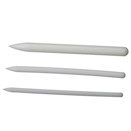 

3PCS Fondant Cake Tools Silicone Rolling Pin Nonstick Decorating Pastry Carving Shaping Stick