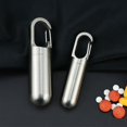 thumbnail image 5 of Edc Tool Metal Sealed Waterproof Container Capsule Bottle Can Medicine For Tank, 5 of 5
