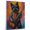 Affenpinscher, variant on Irish Wolfhound Dog Stretched Canvas Size 8x12 – Funny Irish Wolfhound Dog Playing Bass Guitar Canvas Wall Art for Music Lovers, Pet Lovers, Home Decor