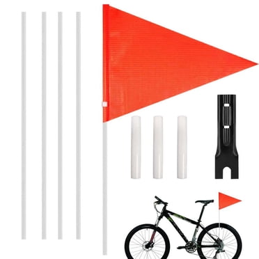 6ft Bike Safety Flag With Pole Reflective Bike Trailer ... | Cuotas Sin Interés