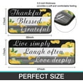 2 Pieces Lemon Kitchen Decor Rug Set, Washable NonSlip Kitchen Sink