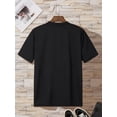 thumbnail image 2 of Camiseta de manga corta con cuello redondo, transpirable y con estampado de 10 piezas para hombre, estilo sencillo, moderno, estilo urbano, cómoda e informal, ideal para vacaciones de primavera y vera, 2 of 6