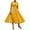 Yellow, variant on adviicd Dresses for Women Business Casual Dress 2024 Summer Work Office V Neck Slit Belted Sleeveless Dresses Yellow,M