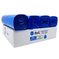 thumbnail image 1 of Reli. SuperValue 40-45 Gallon Recycling Bags | 100 Count | Blue Trash Bags, 1 of 9