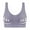Gray, variant on Summer Deal! Kctiaxy White Sports Bras for Women Tank Tops with Seamless Bars Wireless Push Up Breathable Bar Solid Color Full Coverage Underwear Everyday Bras