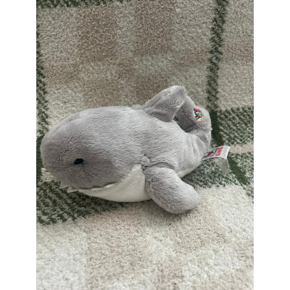 Ganz Webkinz Shark Plush Stuffed Animal No Code (BONUS 1 FUN CHOPS)