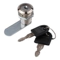 thumbnail image 3 of MYG Cam Lock Security Lock 16-30mm Cam Lock Door Mail Box Furniture Locker 2 Key, 3 of 9