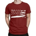 thumbnail image 2 of LEKODE Men's Patriotic Vintage Print Shirts Casual Soft Cewneck Short Sleeve Independence Day Shirt 4th of July T Shirts, 2 of 4