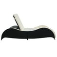 thumbnail image 3 of vidaXL Patio Lounge Chair Outdoor with Cushion Sunlounger Sunbed Poly Rattan, 3 of 13