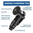 thumbnail image 2 of Pneumatic Chamfering Tool, 45 Degree Metal Deburring Trimming Chamfering Machine,Chamferin2Xk7054, 2 of 6