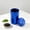 Blue, variant on Aluminum Storage Jar Portable Metal Container with Lid, Smell Proof Container, Airtight Jar for Indoor Outdoor Spices, Coffee & Teas, 220ML Coffee Tin for Office, or Camping