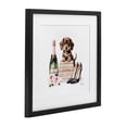 thumbnail image 2 of Stupell Industries Art Deco Luxury Books & Puppy Black Framed Print Under Glass, 13 x 13, by Amanda Greenwood, 2 of 8