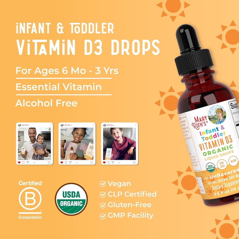 Organic Vitamin D3 Drops for Infants & Toddlers photo 8