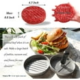 thumbnail image 5 of Meykers Burger Press with 100 Patty Papers, Hamburger Patty Maker Mold for Homemade Burger, 5 of 6