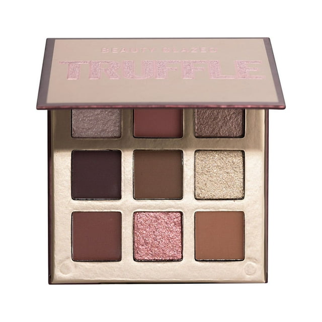 Palette de Fards à Paupières BEAUTY GLAZED 9 Couleurs Haute Pigmentation Pailletée Mate Portable
