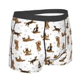 thumbnail image 4 of Uemuo German Shepherd Dog Pattern Men's Boxer Briefs,Trunk Anti-Chafing,Comfortable, Durable, and Stylish Underwear-Large, 4 of 9