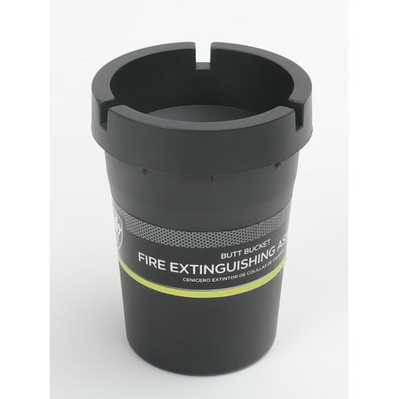 Auto-Drive, Portable Black PPS Plastic Flame Retardant Material, Butt Bucket Ashtray