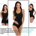 thumbnail image 3 of Women's Camisole Tank Top with Built in Bra Compression Tank Body Cami Shaper (Black, Small), 3 of 7