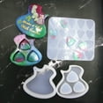 thumbnail image 3 of Silicone Guitar Pick Resin Molds Non-stick Casting Mould for Musical Accessories, 3 of 7