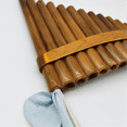 thumbnail image 7 of Natural Bamboo Flute,Pan Flute Wind Instrument,Handmade Pan Flute,15 Tones in G Major,Right Hand Model, 7 of 7