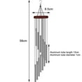 thumbnail image 2 of Fancy Wind Chimes Outdoor Wind Chimes 21.7" Garden Chimes with 12 Aluminum Alloy Tubes for Garden Patio Decor, 2 of 13