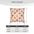 thumbnail image 5 of LNWH Heart Shape Valentines Pattern Throw Pillow Covers, Square Soft Linen Decorative Pillow Cases, 20"x20" Inch, 5 of 8