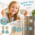 thumbnail image 4 of Kids Diamond Painting Fridge Magnets, Children DIY Diamond Art Kits with Soft Magnetic Backing, Assorted Themes, for Kids Crafts, 4 Pack (2.36 Inch), 4 of 9