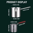 thumbnail image 3 of Deep Fryer with Basket, Qyaukm Stainless Steel Deep Fryer Set with Basket, Comfort Grip Fryer Pot for Home Kitchen Deep Frying, Fries and Chicken, 3 of 9