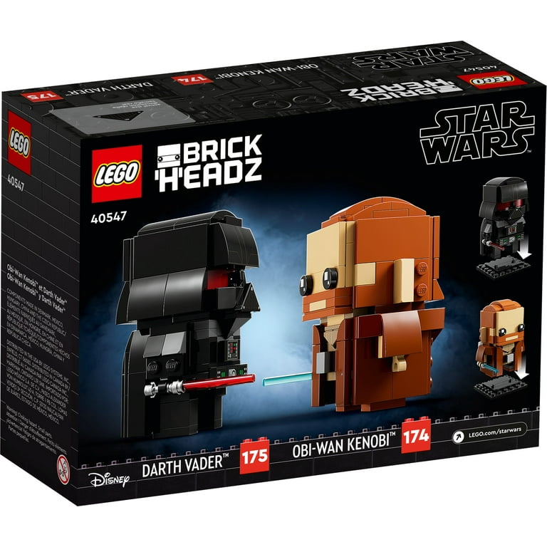 LEGO BrickHeadz Star Wars Obi-Wan Kenobi and Darth Vader, 260