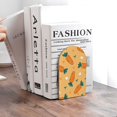 thumbnail image 6 of Pofeuu Love Carrot Print Large Bookend Hold Heavy Books- Wood Bookends for Heavy Books Heavy Duty Book Ends Wood Bookends for Office Desk Non-Skid, 6 of 7
