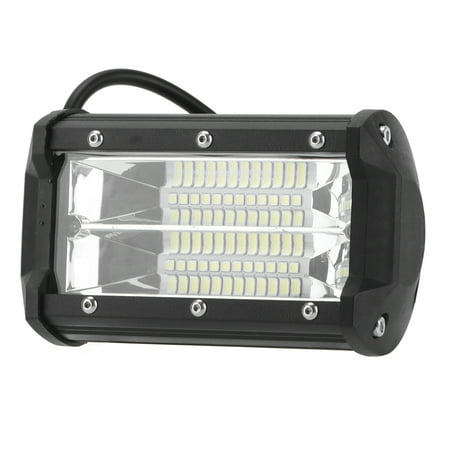 

Generic LED Work Flood Light Bar LED Work Roof Light Universal 72W 5 Inch 24LED Fog Light Work Roof Light Replacement For SUV Modified Truck
