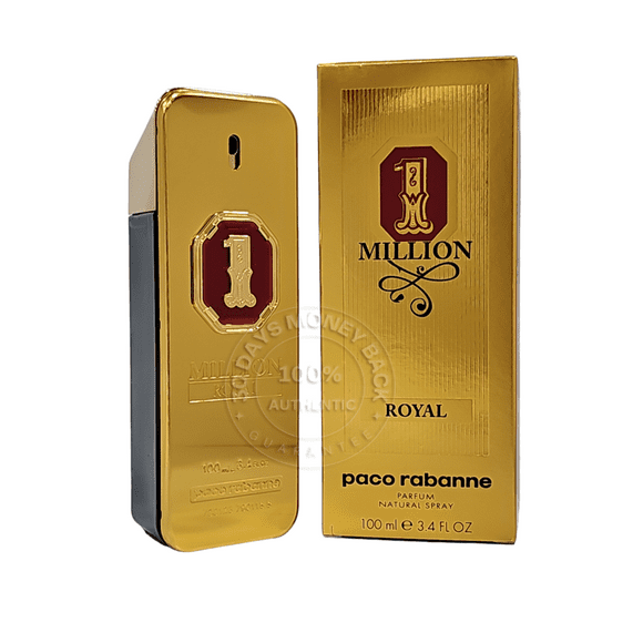 Paco Rabanne 1 Million Parfum Royal 3,4 oz / 100 ml Eau de Cologne pour Hommes