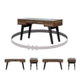 thumbnail image 7 of Pemberly Row Computer Desk with Power Bar Natural Walnut Pemberly Row, 7 of 7