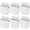 6 White, variant on Gustave 6 Pack Wall Mount Remote Control Holder Self Adhesive No Drill Phone Charging Organizer TV Remote Pen Storage Caddy for Home Office