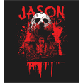 thumbnail image 2 of Friday The 13th Blood Splatter Jason Mask Long Sleeve Adult Hooded Sweatshirt-XS, 2 of 3