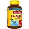 Nature Made Flaxseed Oil 1000 mg Softgels, Dietary Supplement, 100