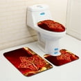 thumbnail image 6 of 3Pcs Christmas Toilet Seat Cover Suitable for Standard Toilets Decor Festive Bathroom Accessories for Home and Office, 6 of 9