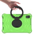 thumbnail image 6 of Kids Case for Lenovo Tab M8 4th Gen 8.0" 2023 TB-8505F/8505X with Pencil Holder/Multi-Function Kickstand-Handle/Shoulder Strap, Protection Duty Shockproof Silicone Cover - Green, 6 of 8