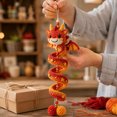 thumbnail image 6 of Beginner Friendly Dragon Crochet Kit, DIY Enchanted Dragon Spiral Hanging Ornament with Yarn, Hook, Beads, Stuffing & Pom-poms, Handmade Craft Set for Wall Window Car Decor and Gift, 6 of 8