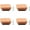 Cherry, variant on Gamvdout Wood Pull Handles 4Pcs Square Drawer Cabinet Solid Wood Handle Wooden Wardrobe Door Log Cabinet Single Hole Handle Oak 60Mm