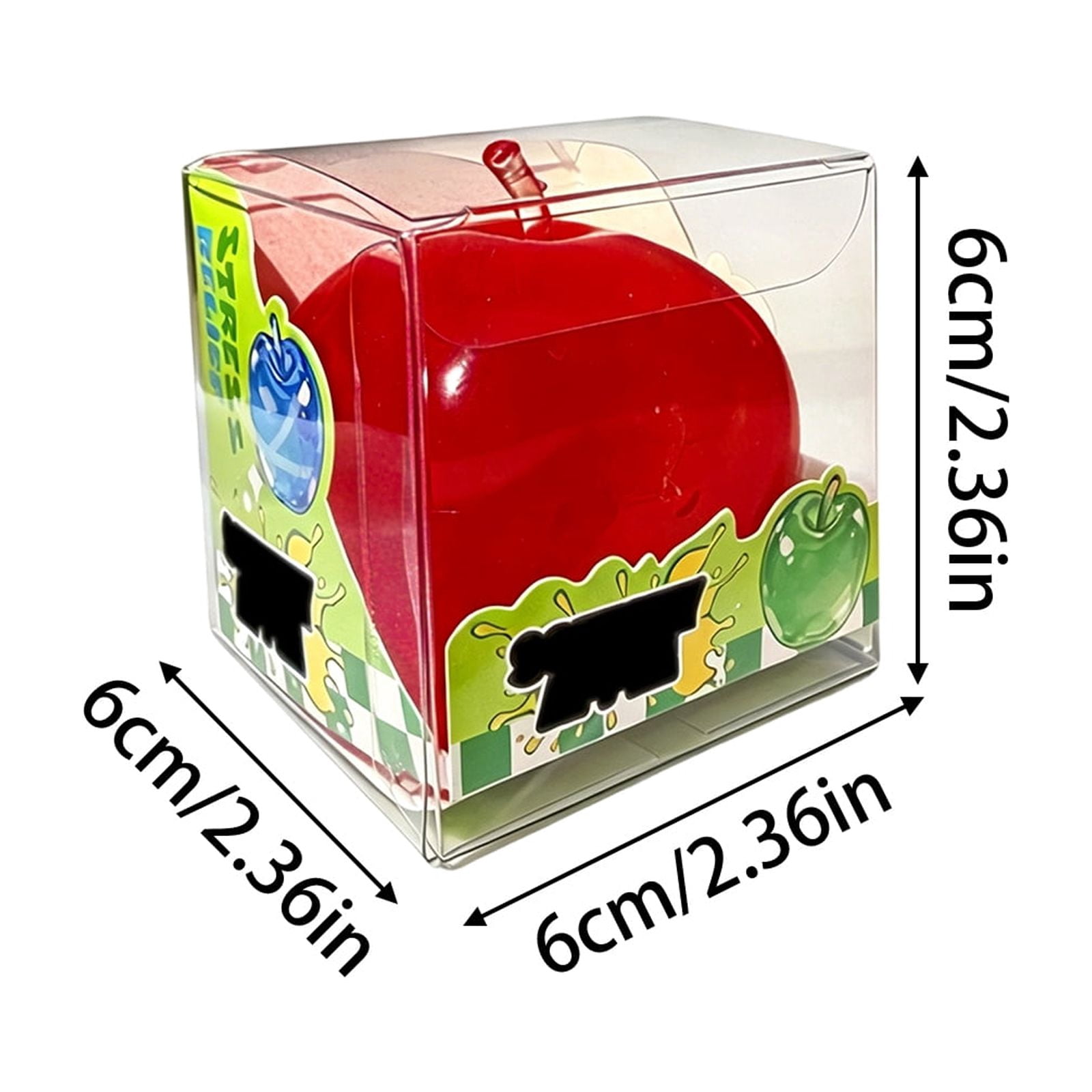Apple Squishy, Green/Red Squishy Apple Giant Fruit Squishies Realistic Oversized Slow Rising Squeeze Fidget Stress Ball for Home Office
