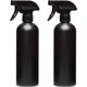 thumbnail image 1 of Vattensprayflaskor för hår, trädgårdsskötsel eller strykning, svart plast 500 ml, fin dimma för växter, 1 of 5