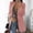 Pink, variant on Business Jackets for Women Women's Blazers Suit Lapel Long Sleeved Solid Color Coat Slim Fit Fashion Fall Winter Party Work Outerwear Trendy Army Green