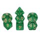thumbnail image 1 of Juego de Dados Poliedricos DND, 7 Piezas de Dados Acrílicos para Juegos de Rol de Mesa, Accesorios para Juegos de Mesa, Verde Esmeralda Brillante, 1 of 6