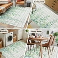 thumbnail image 5 of Kitchen Mats for Floor 3x5 Ft, Eucalyptus Leaves Non Slip Area Rugs for Kitchen Bedroom Entryway, Sage Green Summer Botanical Weeping Wooden Washable Carpet Runner Rug Floor Mats for Bedroom, 5 of 9