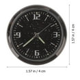 thumbnail image 2 of MasteelfCA Car Clock Delicate Mini Clock Car Dashboard Stick On Clock for Car Decoration, 2 of 7